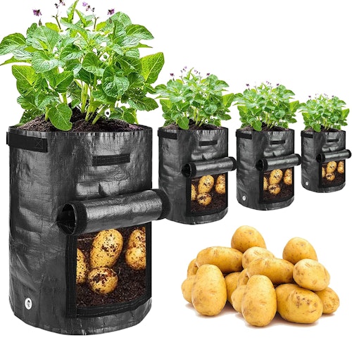 10-Gallon Potato Grow Bags 4-Pack for $10 + free shipping w/ $25