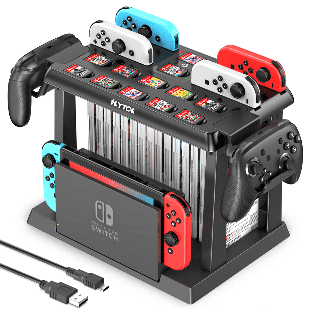 Kytok Nintendo Switch Game Storage Organizer and Charging Station: $18.99 Kytok Nintendo Switch Game Storage Organizer and Charging Station: $18.99