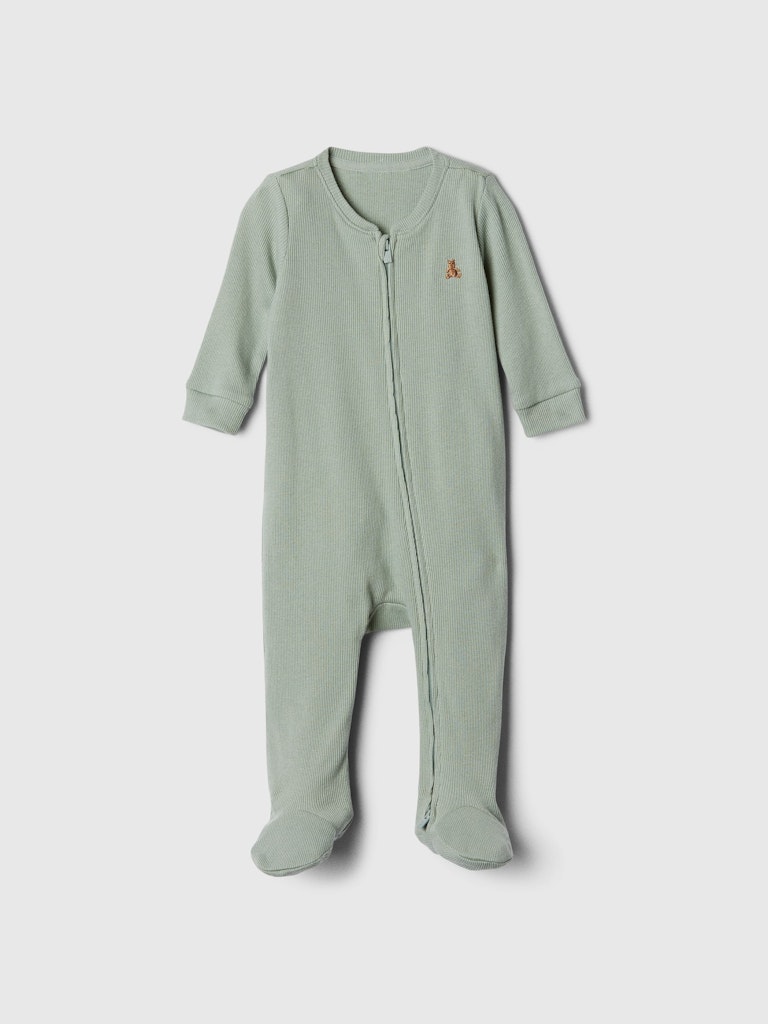 Baby Ribbed Two-Way Zip One-Piece: $14.99 Baby Ribbed Two-Way Zip One-Piece: $14.99