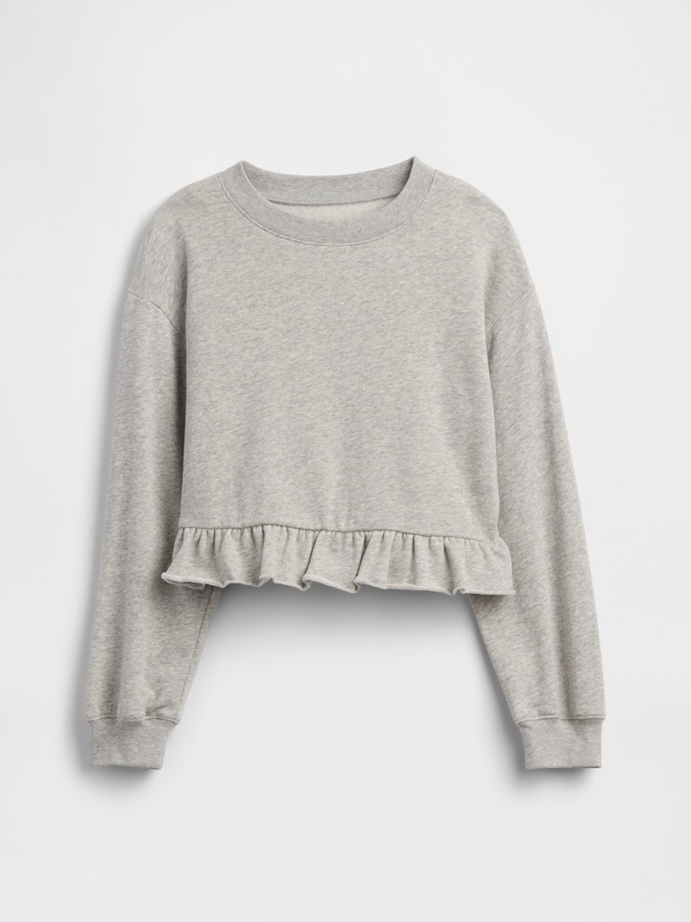 Kids' French Terry Peplum Sweatshirt: $11.99 Kids' French Terry Peplum Sweatshirt: $11.99