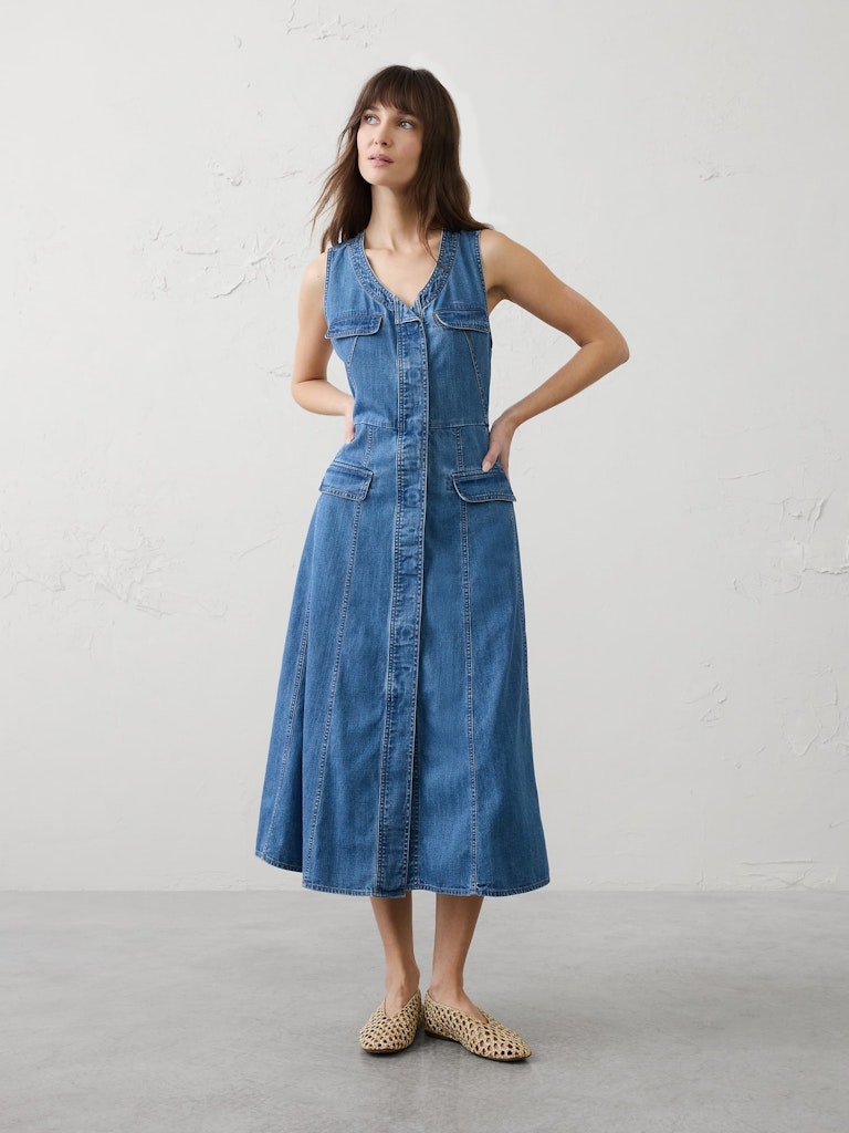 Sleeveless Midi Dress: $84.97