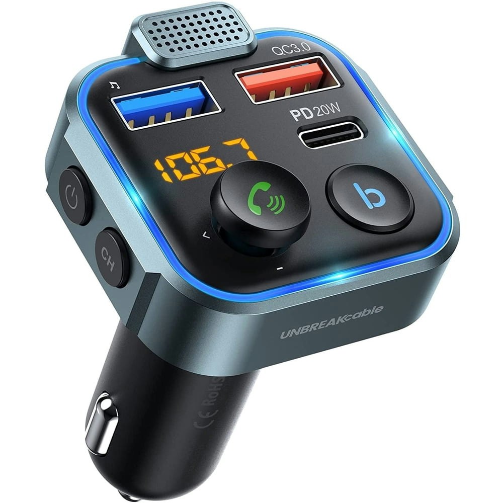 Unbreakcable Bluetooth FM Transmitter Car Adapter: $26.99 Unbreakcable Bluetooth FM Transmitter Car Adapter: $26.99