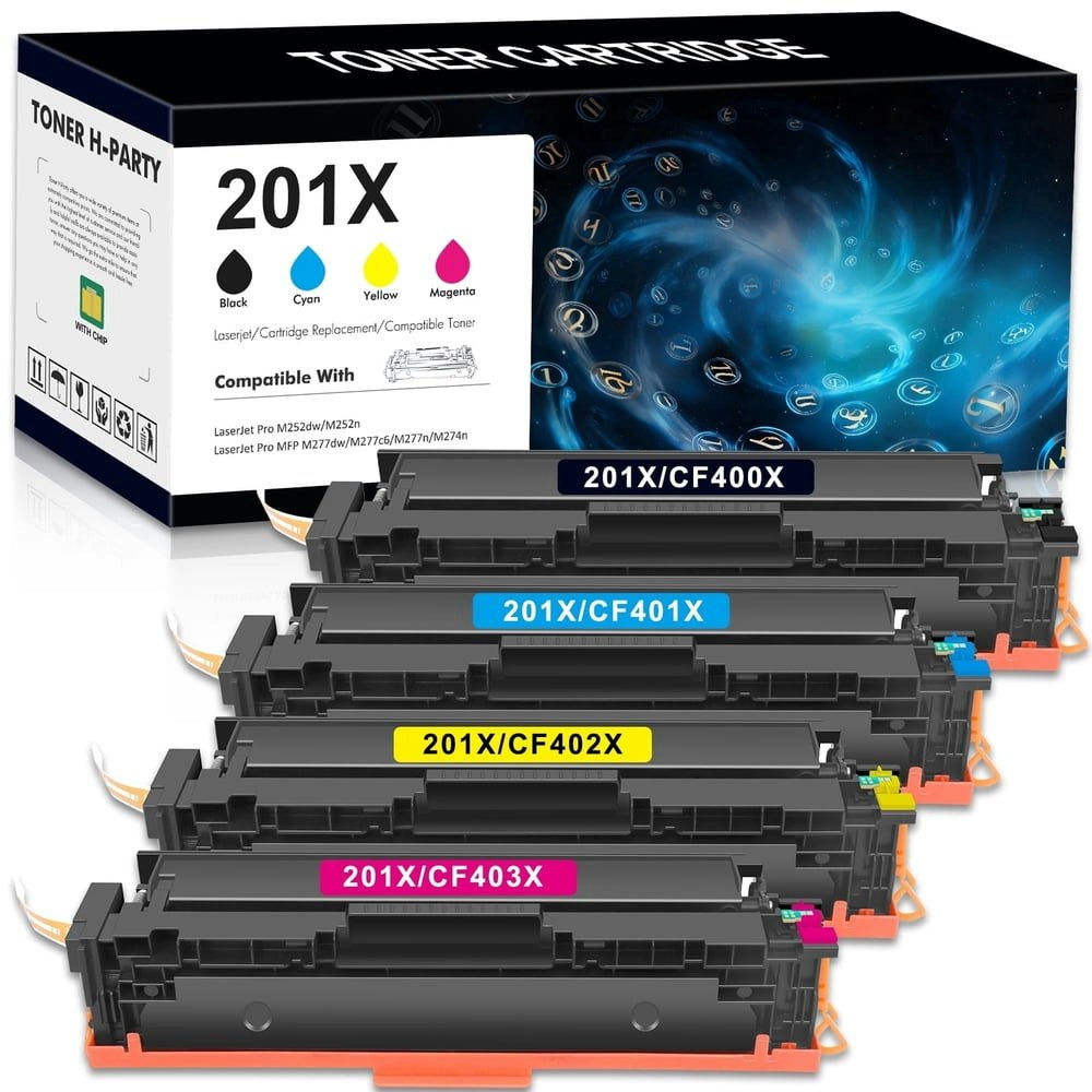 201X Toner Cartridge 4-Pack: $51.81 201X Toner Cartridge 4-Pack: $51.81