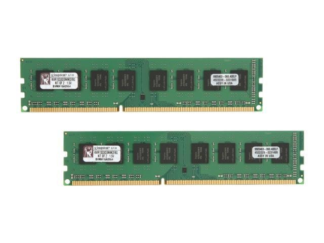 Kingston 8GB (2 x 4GB) DDR3 1333MHz Desktop Memory: $49.99