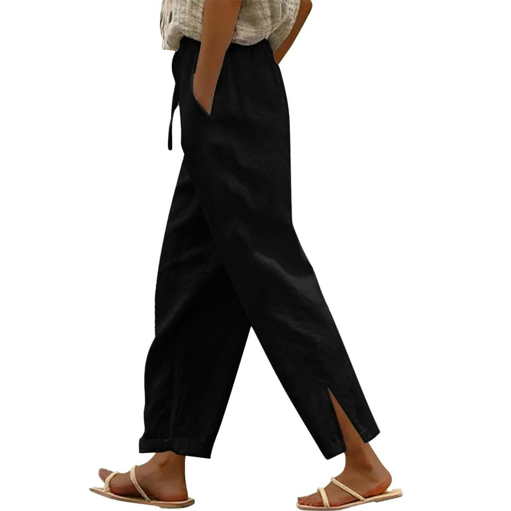 Besolor Women's Cotton Linen Pants: $8.98 Besolor Women's Cotton Linen Pants: $8.98