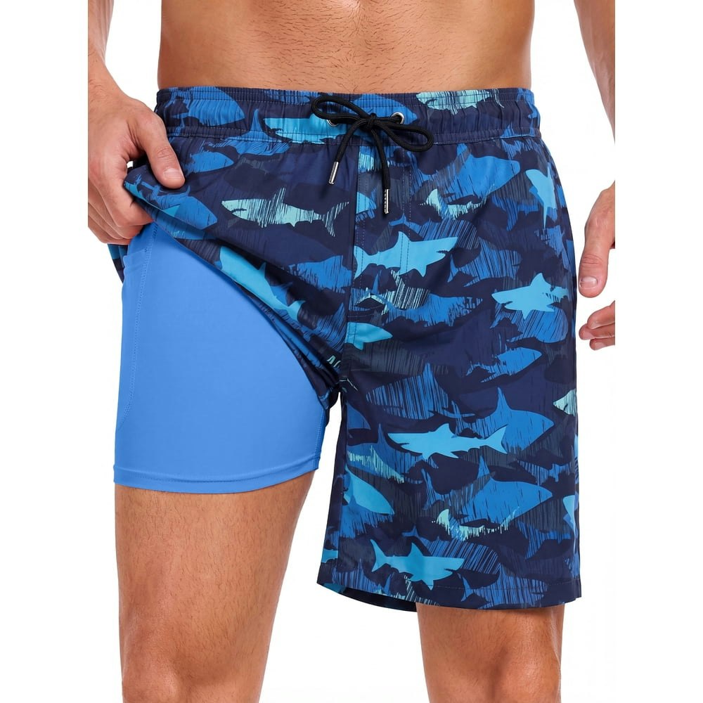 Dakimoe Men's 7-Inch Compression Liner Swim Trunks: $15.89 Dakimoe Men's 7-Inch Compression Liner Swim Trunks: $15.89