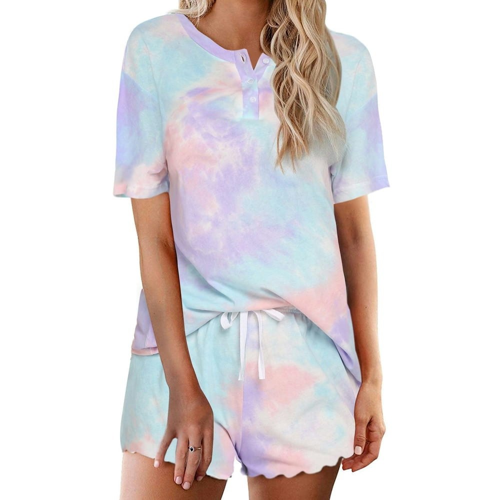 Avidlove Women's 2-Piece Tie Dye Loungewear Pajama Set: $14.95 Avidlove Women's 2-Piece Tie Dye Loungewear Pajama Set: $14.95