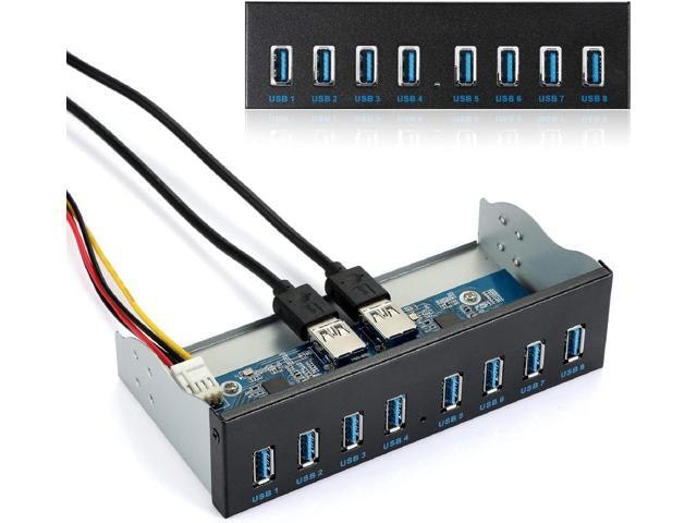 8-Port USB 3.0 Front Panel PC Hub: $65.26 8-Port USB 3.0 Front Panel PC Hub: $65.26