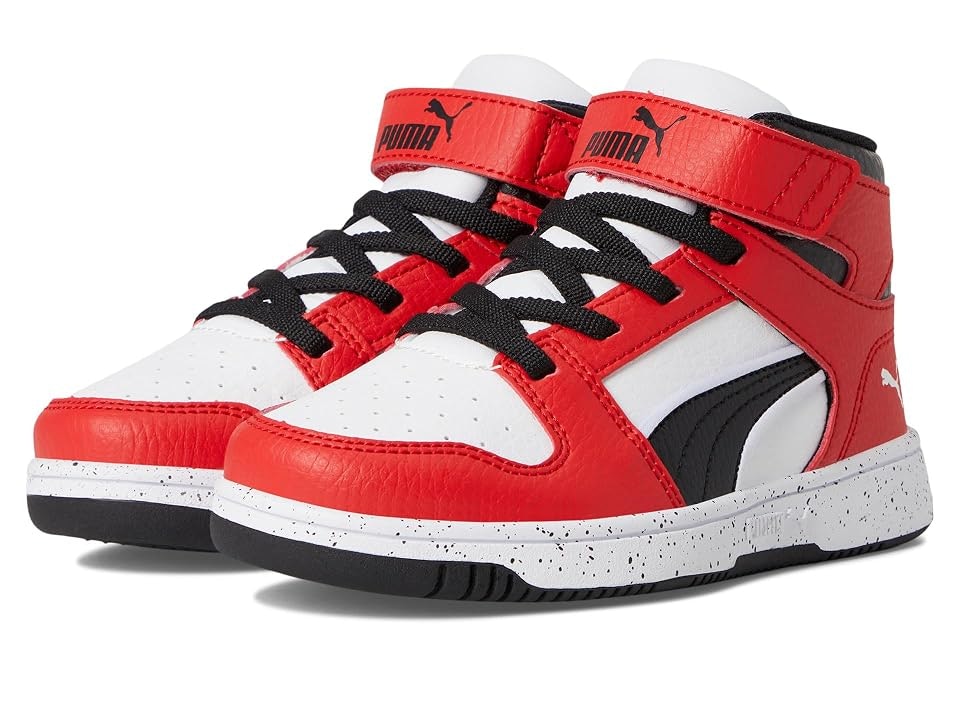 Puma Kids Rebound Layup Mid Hook and Loop Shoes: $55 Puma Kids Rebound Layup Mid Hook and Loop Shoes: $55