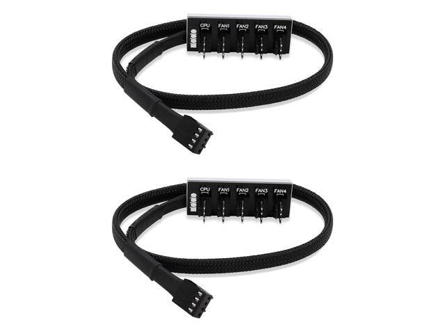 4-Pin PWM PC Case Fan Hub 1-to-5 Way Splitter 2-Pack: $16.09 4-Pin PWM PC Case Fan Hub 1-to-5 Way Splitter 2-Pack: $16.09