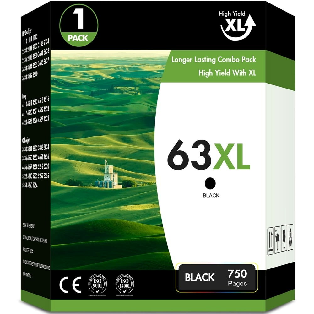 HP 63XL Black Ink Cartridge: $14.93 HP 63XL Black Ink Cartridge: $14.93