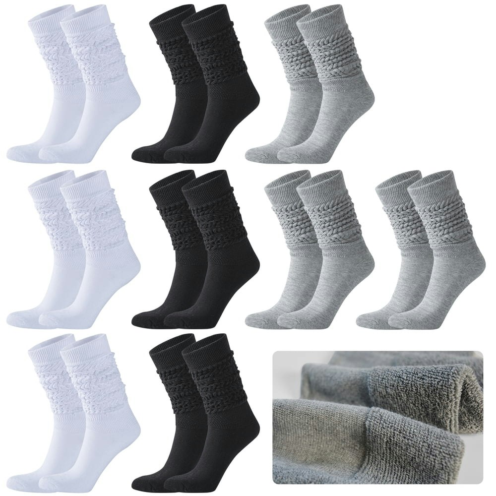 Usavemo Women's Slouch Socks 9-Pair Pack: $19.98 Usavemo Women's Slouch Socks 9-Pair Pack: $19.98