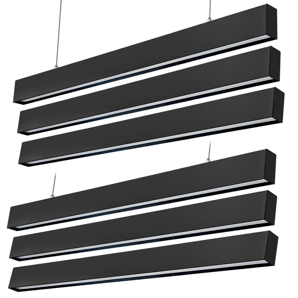 4-Foot 50-Watt Integrated LED Dimmable Up and Down Pendant Shop Light 6-Pack: $329.11 4-Foot 50-Watt Integrated LED Dimmable Up and Down Pendant Shop Light 6-Pack: $329.11
