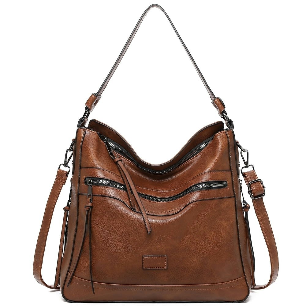 Goiacii Women's Leather Satchel Tote Shoulder Bag: $27.51 Goiacii Women's Leather Satchel Tote Shoulder Bag: $27.51