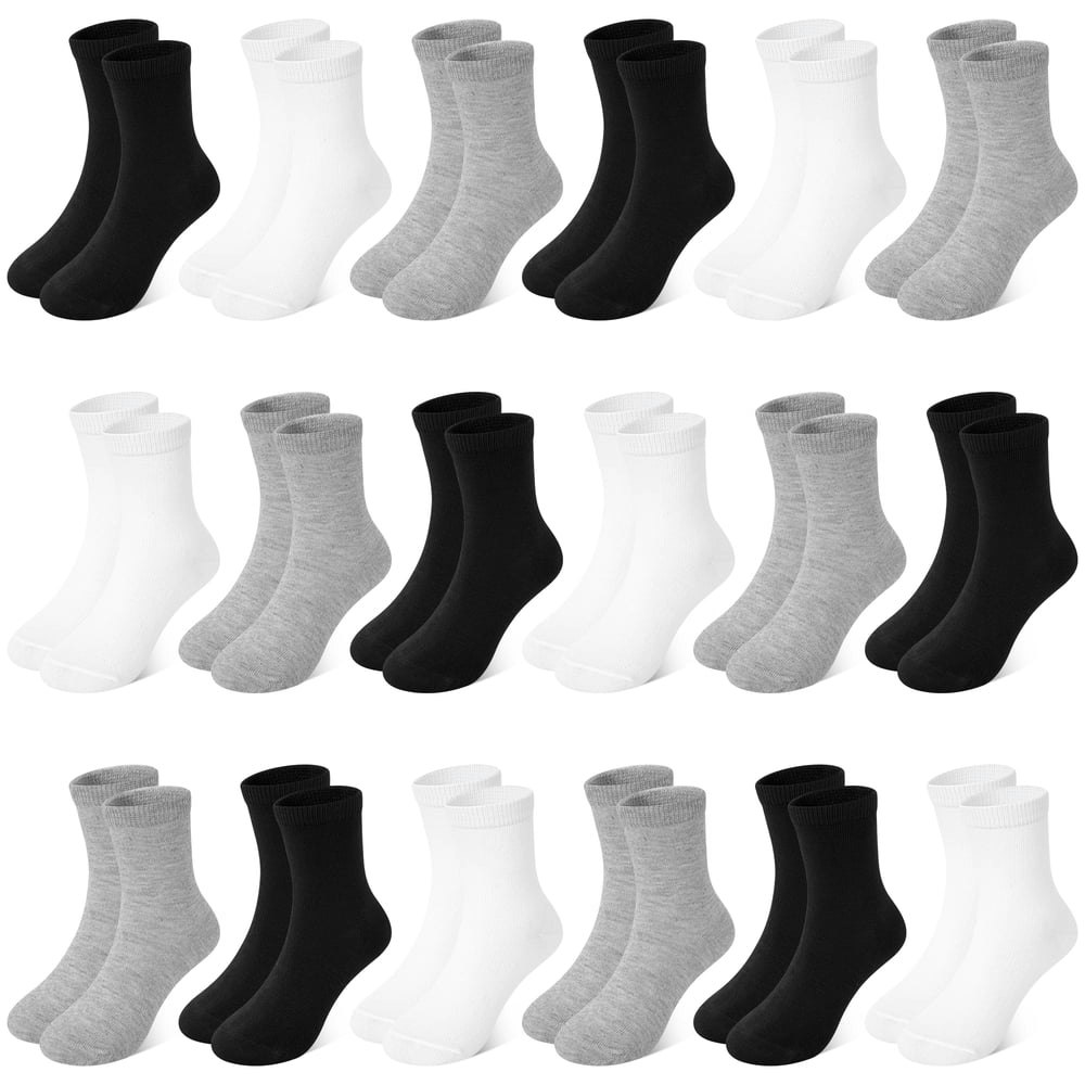 Kid's Mid-Calf Socks 18-Pack: $11.99 Kid's Mid-Calf Socks 18-Pack: $11.99