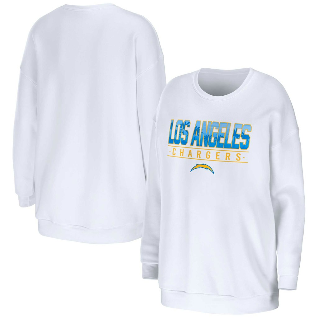 Wear by Erin Andrews Los Angeles Chargers Women's Pullover Sweatshirt: $69.99 Wear by Erin Andrews Los Angeles Chargers Women's Pullover Sweatshirt: $69.99
