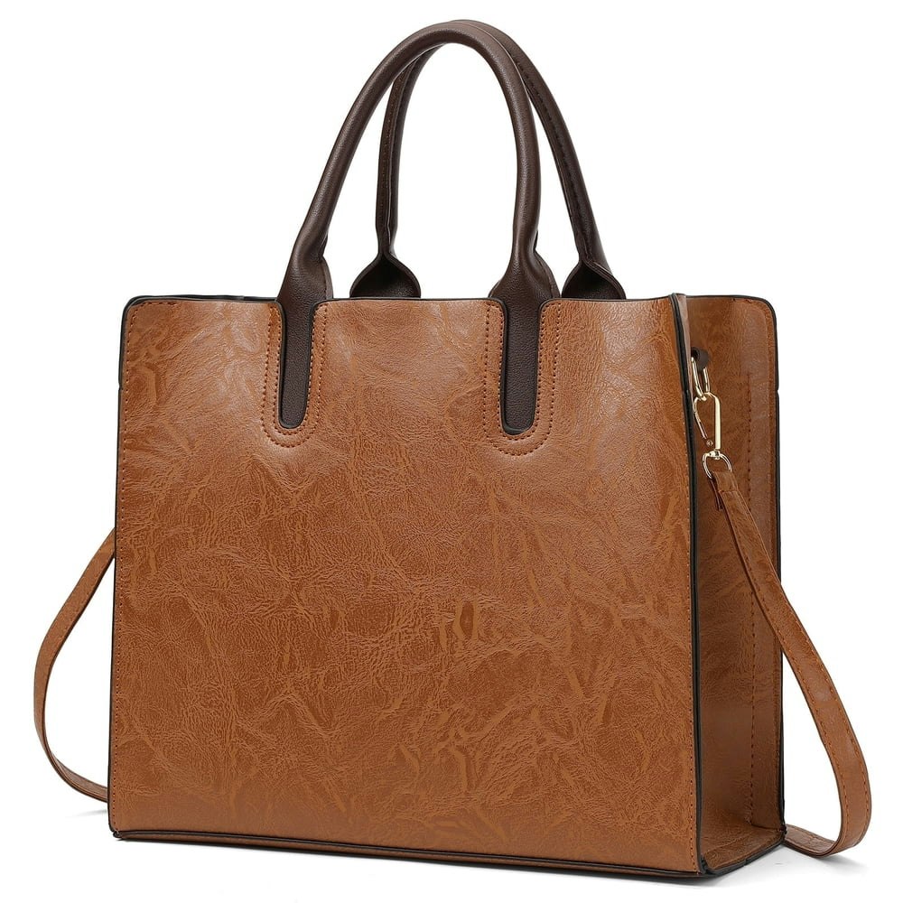 Sendefn Leather Tote Bag: $27.99