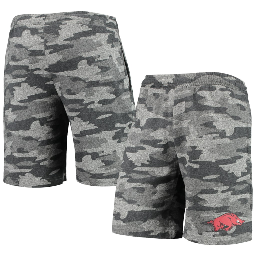Men's Arkansas Razorbacks Concepts Sport Camo Terry Lounge Shorts: $39.99
