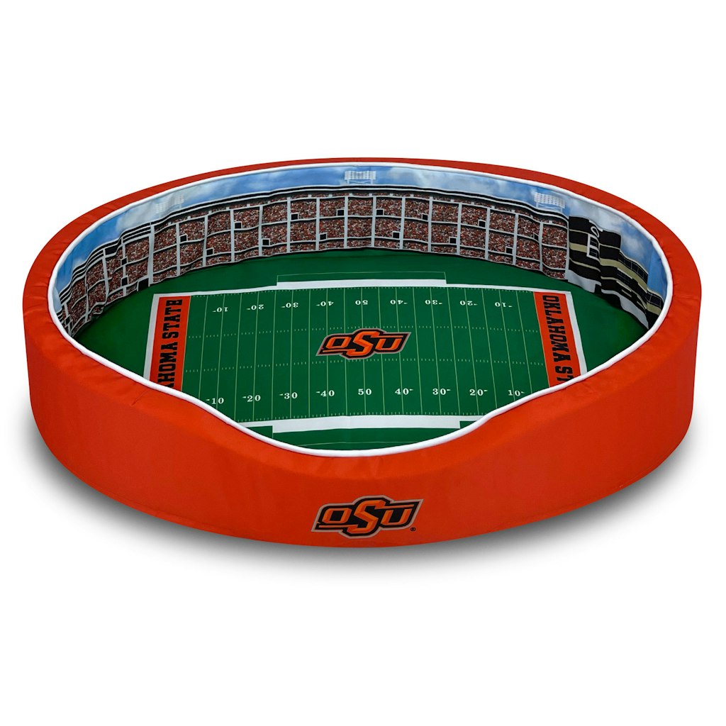 Oklahoma State Cowboys Medium Stadium Oval Dog Bed: $149.99 Oklahoma State Cowboys Medium Stadium Oval Dog Bed: $149.99
