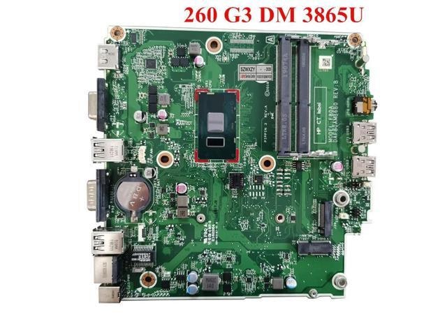 HP 260 G3 DM Desktop Motherboard with Celeron 3865U CPU: $121.50 HP 260 G3 DM Desktop Motherboard with Celeron 3865U CPU: $121.50