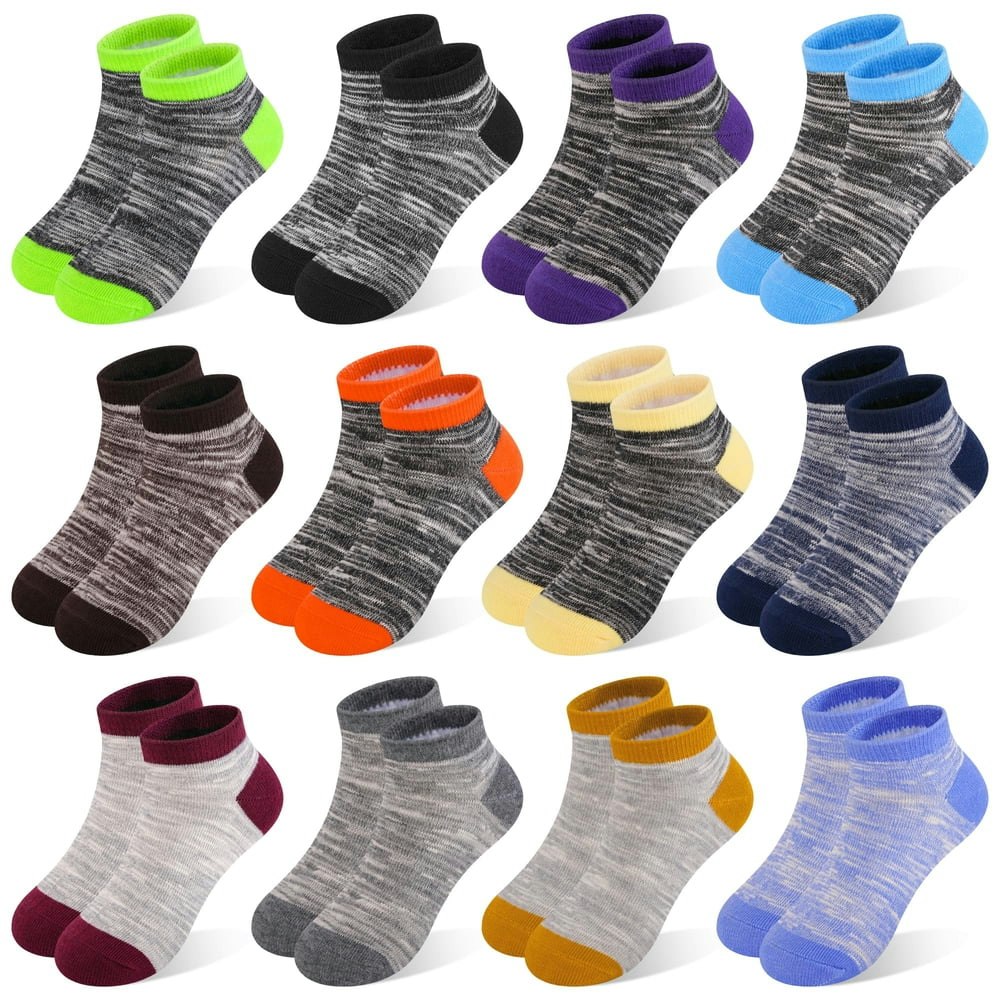Boys' Athletic Ankle Socks 12-Pack: $11.99 Boys' Athletic Ankle Socks 12-Pack: $11.99