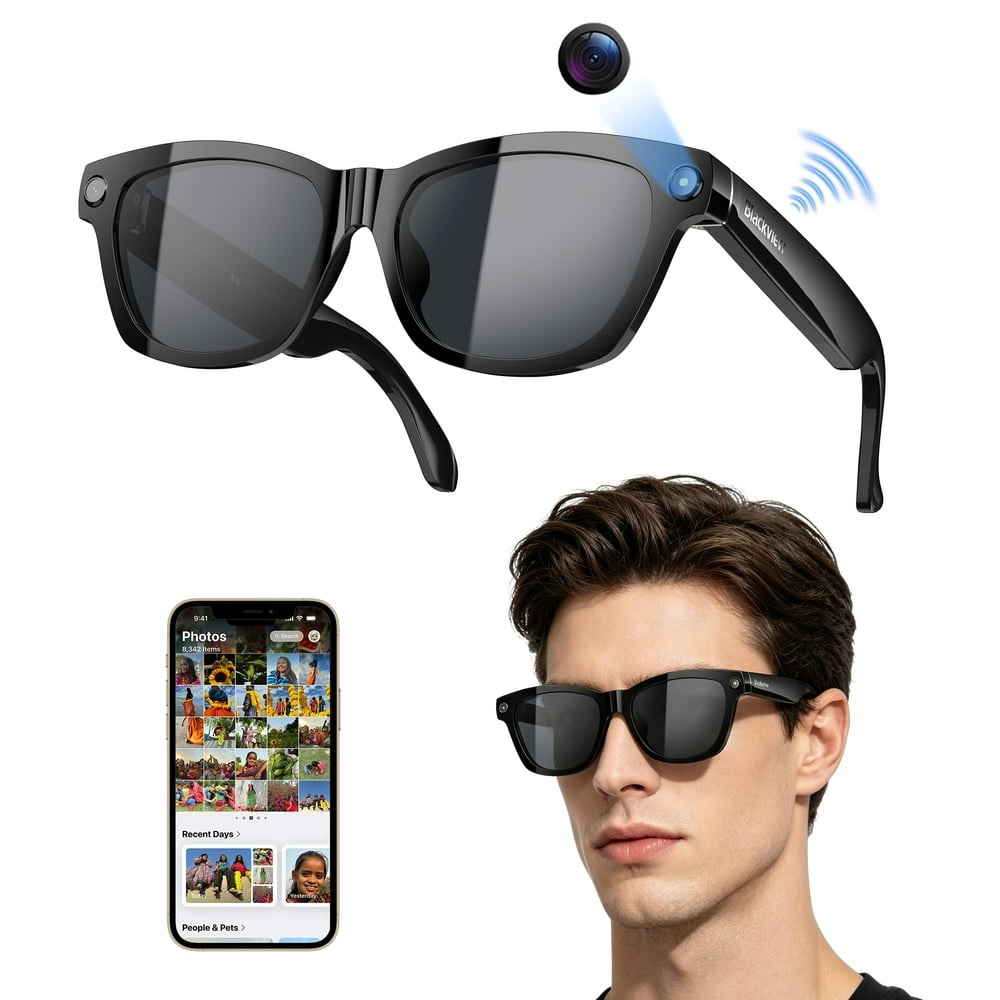 Blackview AI Smart Glasses with Camera: $61.46