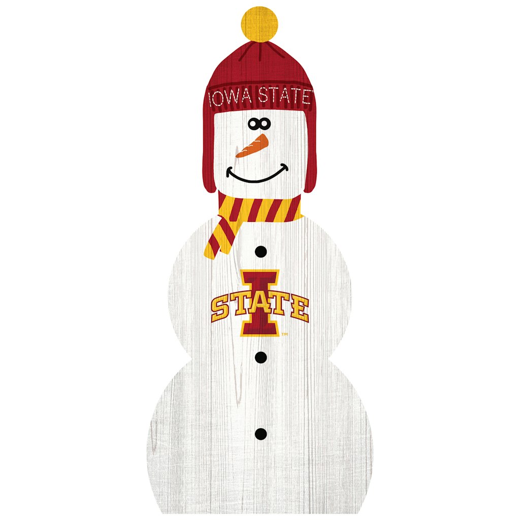 Iowa State Cyclones 31-Inch Snowman Leaner: $44.99 Iowa State Cyclones 31-Inch Snowman Leaner: $44.99
