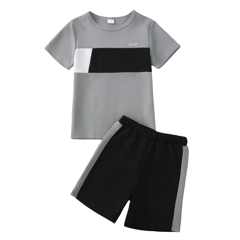Kimi Bear Boys Summer T-Shirt and Shorts 2-Piece Set: $12.99 Kimi Bear Boys Summer T-Shirt and Shorts 2-Piece Set: $12.99