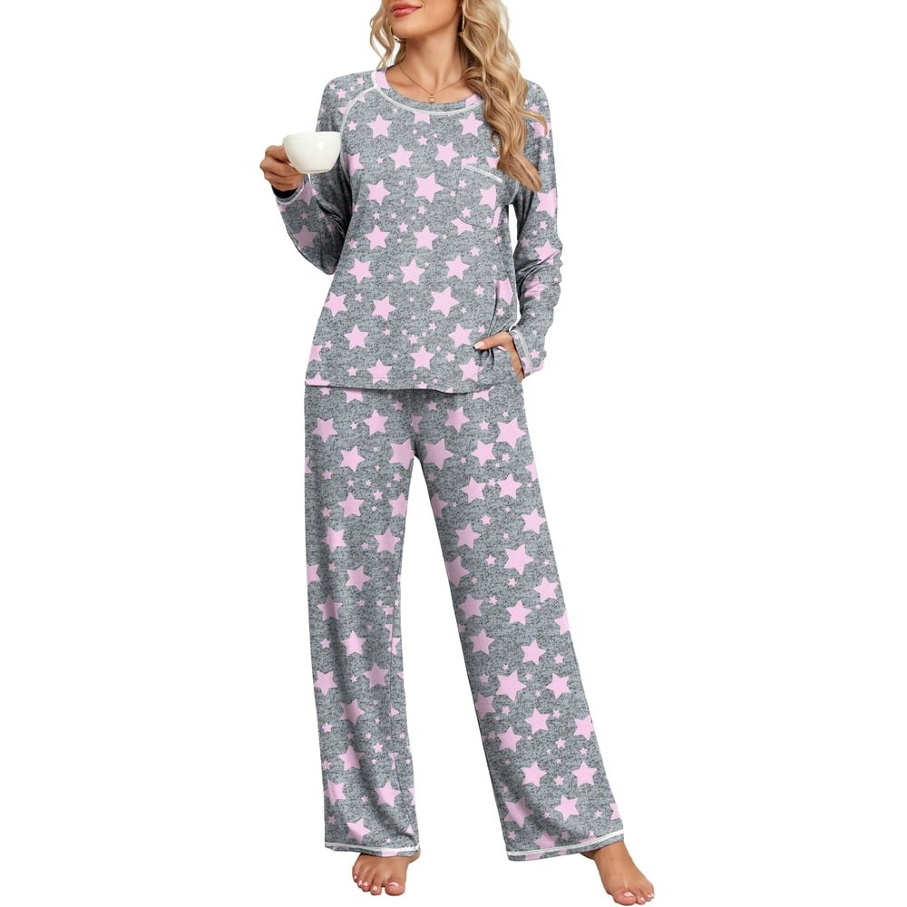 DreamFish Women's Long Sleeve Pajama Set: $18.69 DreamFish Women's Long Sleeve Pajama Set: $18.69