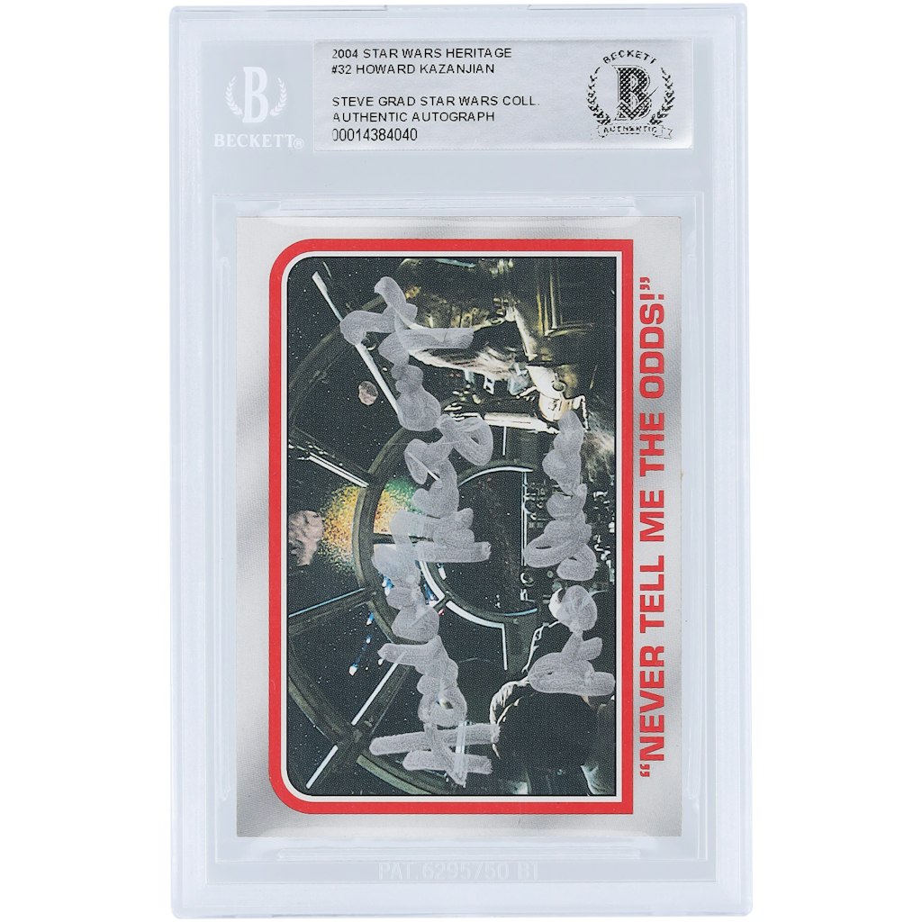 Howard Kazanjian Signed 2004 Topps Star Wars Trading Card: $129.99 Howard Kazanjian Signed 2004 Topps Star Wars Trading Card: $129.99