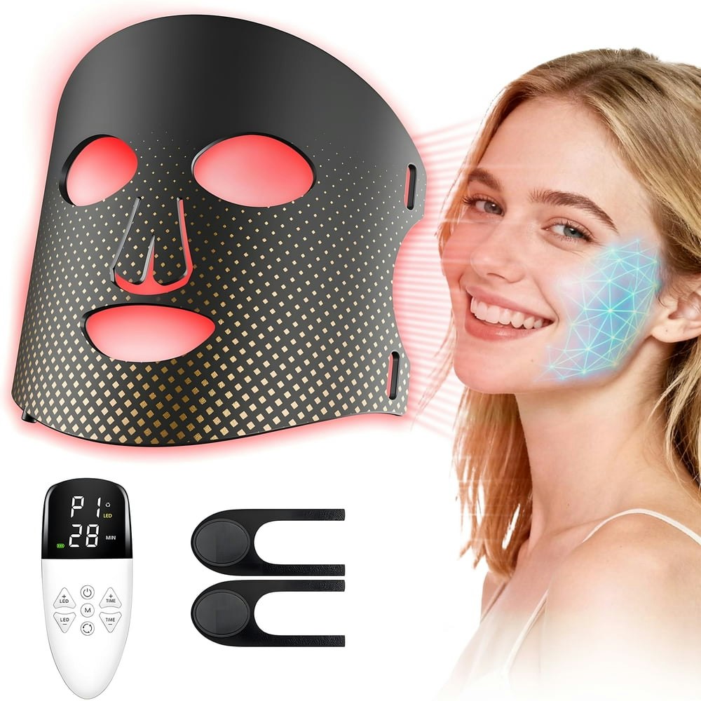 Morfone Red Light Therapy 4-Mode LED Face Mask: $62.99 Morfone Red Light Therapy 4-Mode LED Face Mask: $62.99