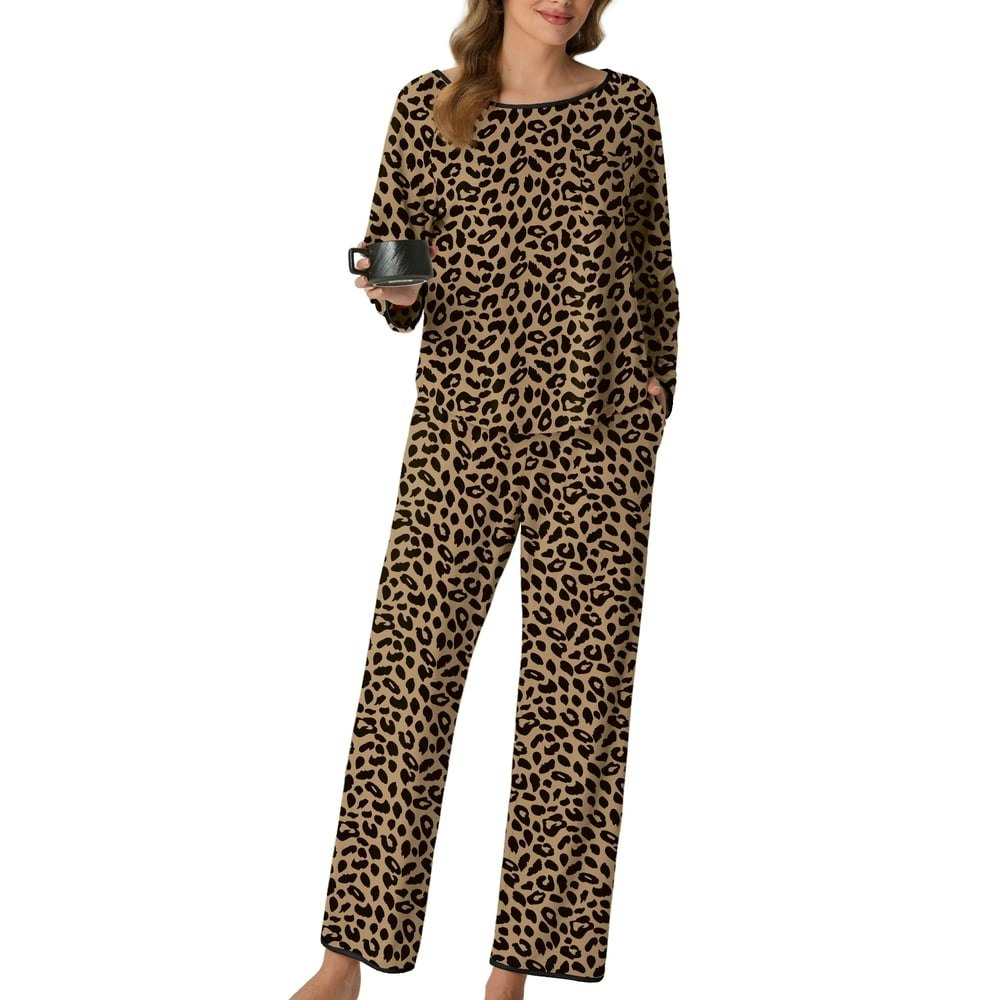 Mintreus Women's 2-Piece Long Sleeve Pajama Lounge Set: $19.99 Mintreus Women's 2-Piece Long Sleeve Pajama Lounge Set: $19.99