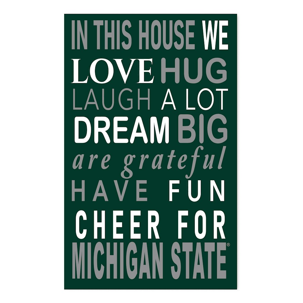 Michigan State Spartans 11" x 19" Briteline Sign: $34.99 Michigan State Spartans 11" x 19" Briteline Sign: $34.99