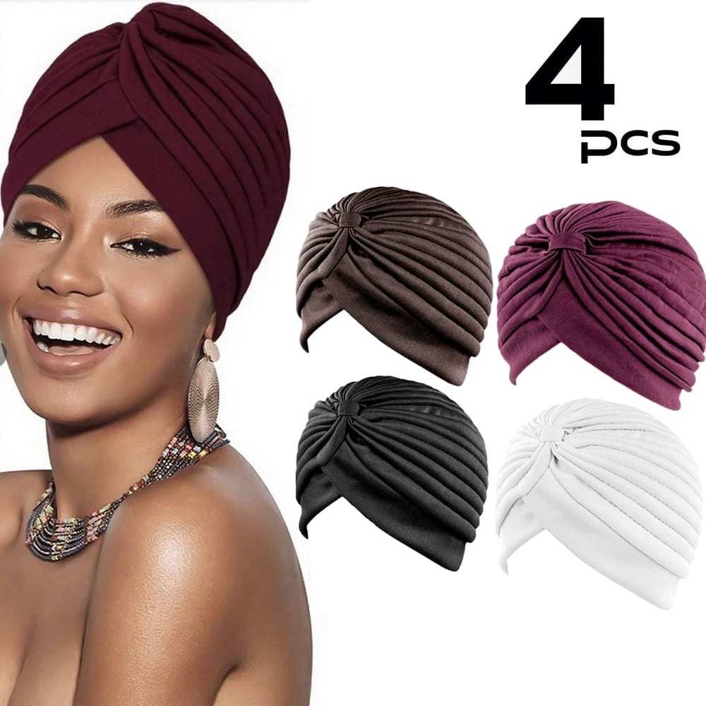 Ymwvh Stretchy Beanie Turban 4-Pack: $9.47 Ymwvh Stretchy Beanie Turban 4-Pack: $9.47