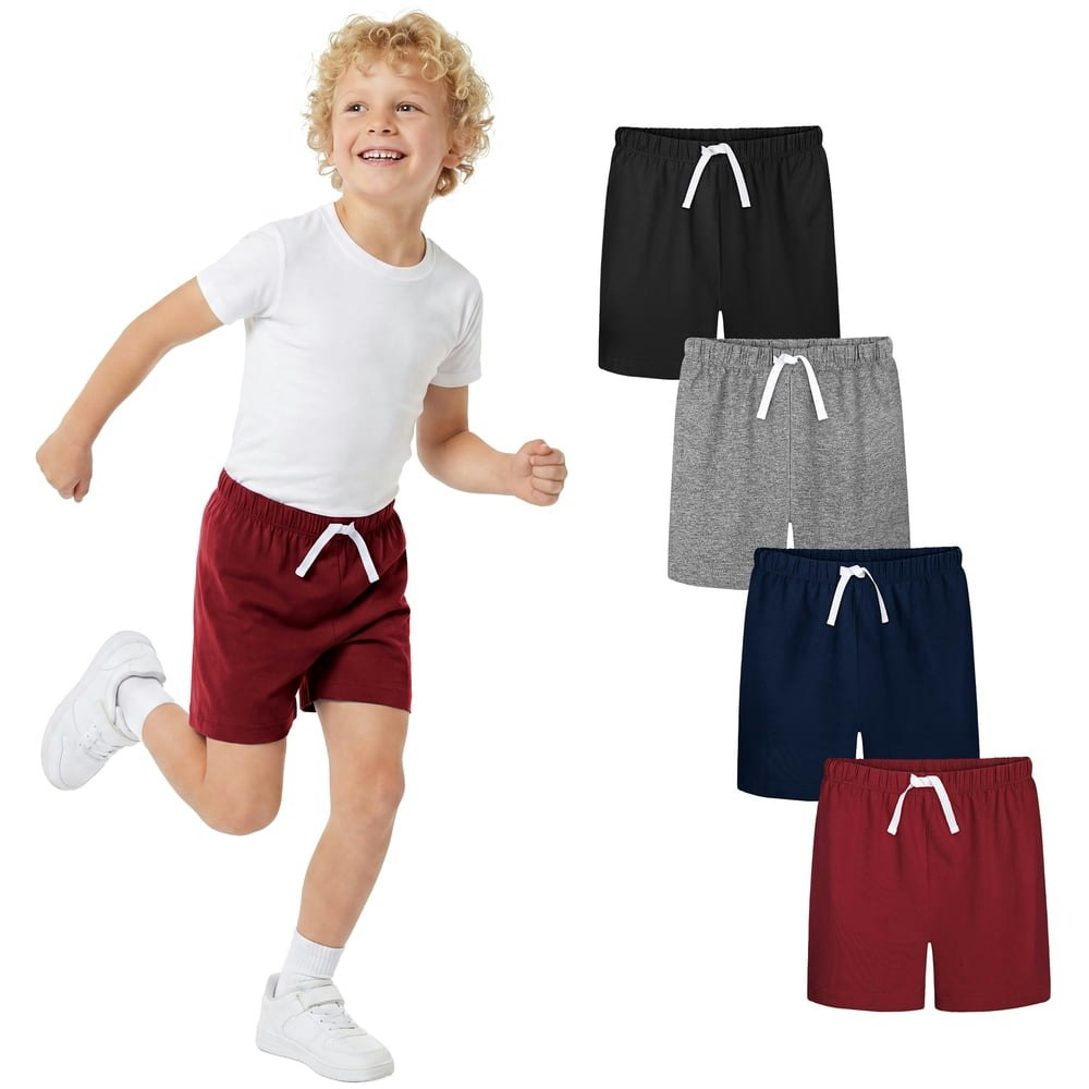 Resinta Toddler Boy Cotton Shorts 4-Pack: $16.99 Resinta Toddler Boy Cotton Shorts 4-Pack: $16.99