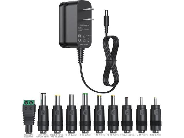 15V 1A Universal DC Power Adapter with 10 Interchangeable Jacks: $27.56 15V 1A Universal DC Power Adapter with 10 Interchangeable Jacks: $27.56