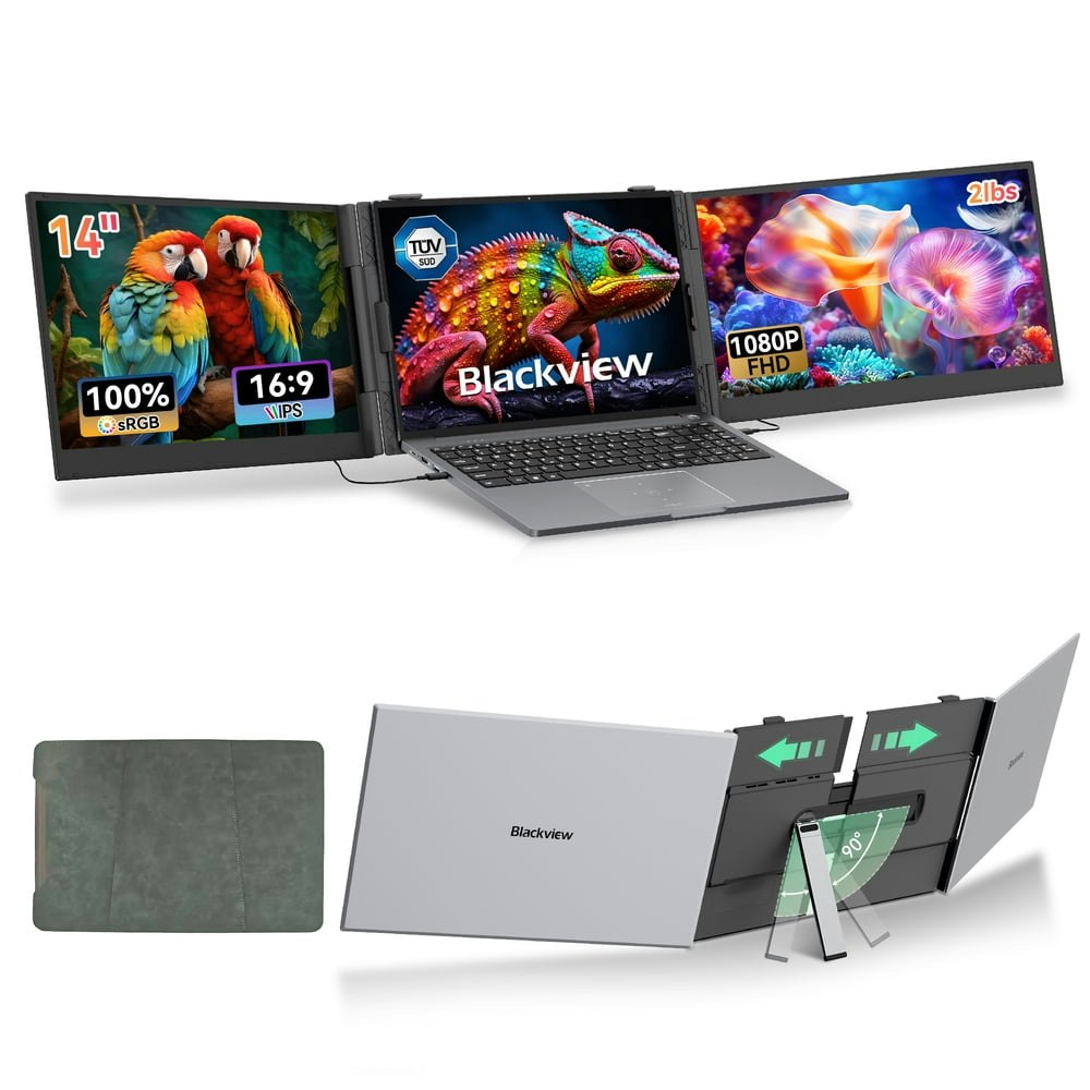 Blackview 14-inch IPS Portable Laptop Monitor: $189.69