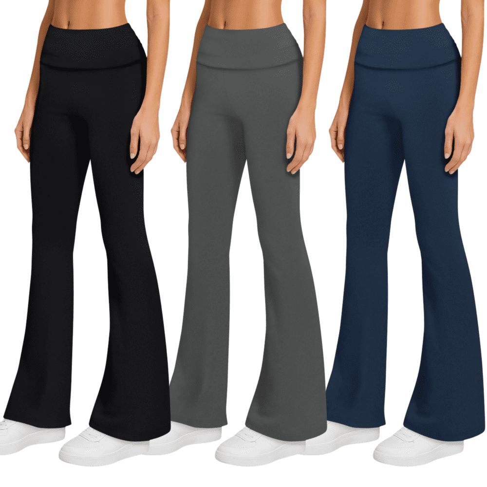 Sweet Hearts Flare Yoga Leggings 3-Pack: $27.99 Sweet Hearts Flare Yoga Leggings 3-Pack: $27.99