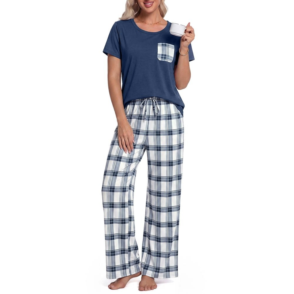 Dakimoe Women's 2-Piece Short Sleeve Pajama Set: $17.99 Dakimoe Women's 2-Piece Short Sleeve Pajama Set: $17.99