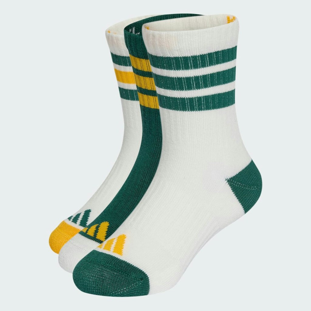 Adidas Kids 3-Stripes Cushioned Crew Socks 3-Pack: $12 Adidas Kids 3-Stripes Cushioned Crew Socks 3-Pack: $12