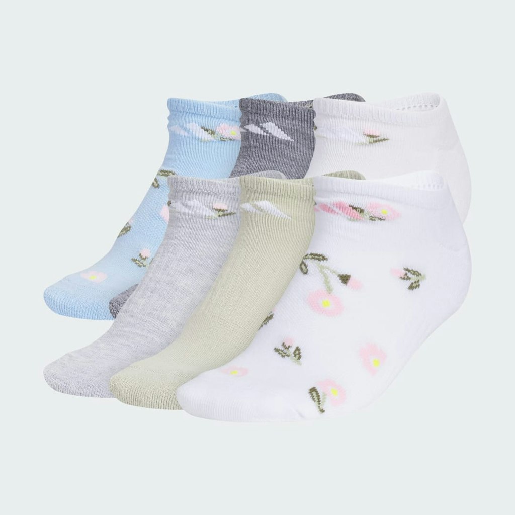 Women's Athletic Cushioned No Show Socks 6-Pack: $26 Women's Athletic Cushioned No Show Socks 6-Pack: $26