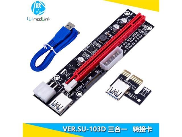 PCI-E 3-in-1 6-Pin Power Adapter Extension Cable: $23.99