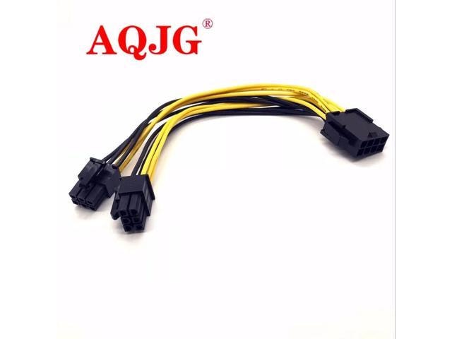 CPU 8-Pin to Dual PCIe 6-Pin Power Splitter Cable 10-Pack: $102.50