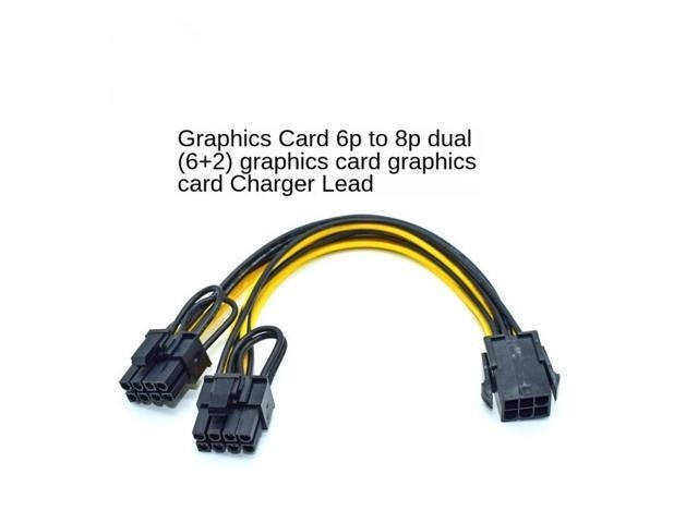 6-Pin PCIe to Dual 8-Pin GPU Power Adapter Cable: $12.99