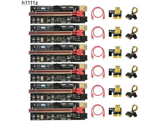 PCIe 6-Pack 009S/009C Video Card Riser Adapter Set: $70.32 PCIe 6-Pack 009S/009C Video Card Riser Adapter Set: $70.32