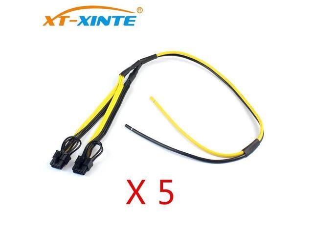PCIe 8-Pin to Dual 6+2-Pin Power Splitter Cable 5-Pack: $106.45 PCIe 8-Pin to Dual 6+2-Pin Power Splitter Cable 5-Pack: $106.45