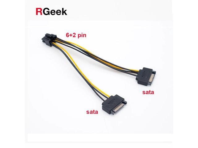 2 SATA to 8-Pin PCI-E Video Card Power Cable Adapter: $27.45 2 SATA to 8-Pin PCI-E Video Card Power Cable Adapter: $27.45