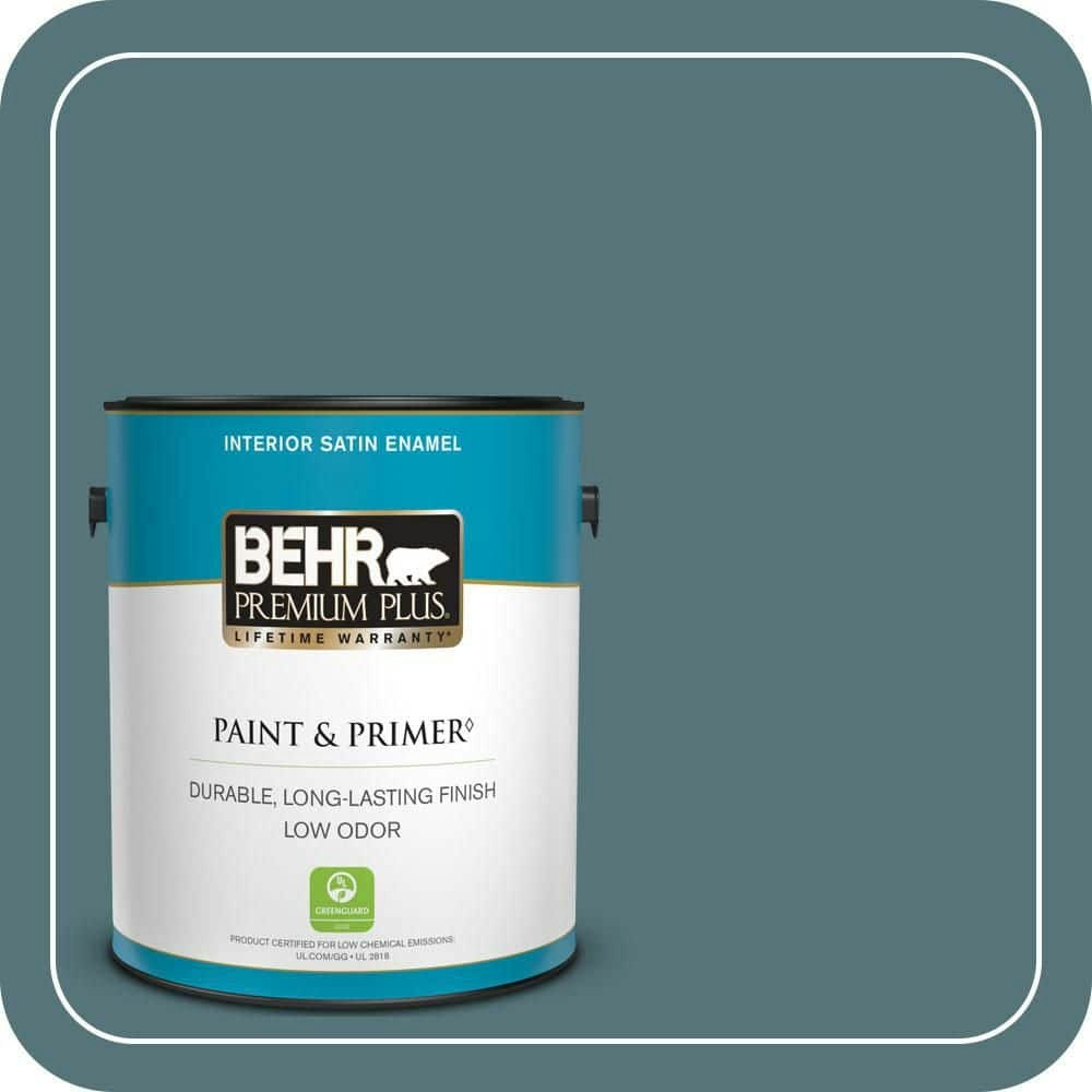Home Decorators Collection 1-Gallon Blue Sage Satin Interior Paint and Primer: $40.98 Home Decorators Collection 1-Gallon Blue Sage Satin Interior Paint and Primer: $40.98