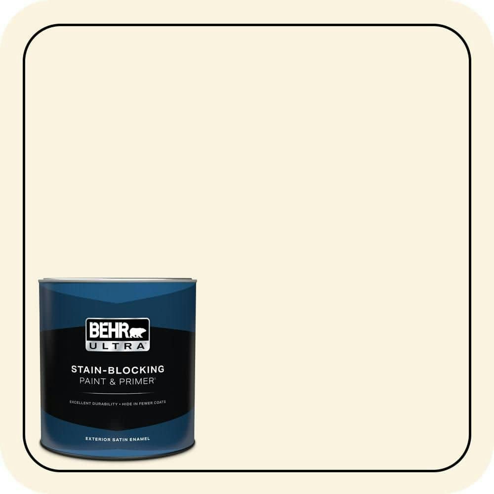 Candlelight Ivory Satin Enamel Exterior Paint & Primer 1-Quart Can: $29.98 Candlelight Ivory Satin Enamel Exterior Paint & Primer 1-Quart Can: $29.98