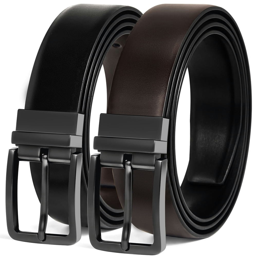 Fianmy Men's Reversible Leather Belt: $11.48 Fianmy Men's Reversible Leather Belt: $11.48